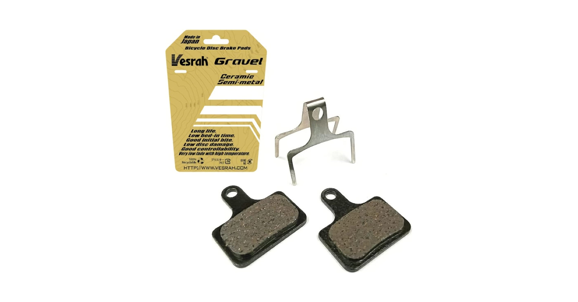 Vesrah Gravel ブレーキパッド｜軽量＆高制動力・低温〜高温まで安定