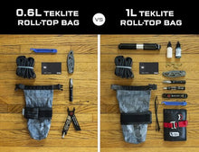 画像をギャラリービューアに読み込む, Wolf Tooth TekLite ROLL TOP BAG ロールトップバッグ 1L プレートあり ウルフトゥース