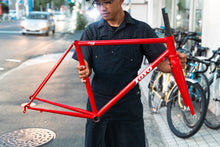 画像をギャラリービューアに読み込む, TOYOフレーム ROAD-S Mサイズ フレーム&フォークセット ヘッド小物付き