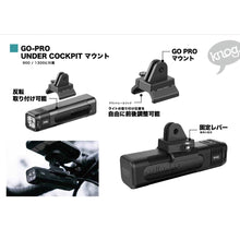 画像をギャラリービューアに読み込む, knog BLINDER 1300 ノグ