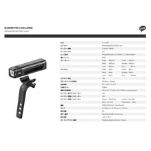 画像をギャラリービューアに読み込む, knog BLINDER 600 ノグ