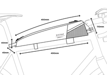 Load image into Gallery viewer, RESTRAP RACE TOP TUBE BAG LONG 2L リストラップ