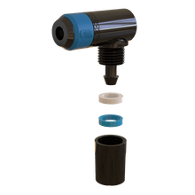 Load image into Gallery viewer, Clik 2-in-1 RIGHT ANGLED PUMP HEAD & REMOVEABLE PUMP ADAPTER (Aluminum)