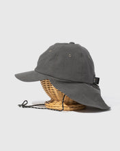 画像をギャラリービューアに読み込む, GOHEMP SUN SHADE CAP CHARCOAL ディテール|ゴーヘンプ サンシェードキャップ チャコール