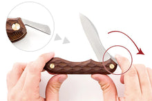 画像をギャラリービューアに読み込む, FEDECA 折畳式料理ナイフSOLO (ステンレス鋼/銀紙三号)