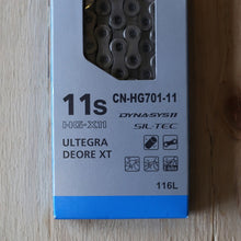 Load image into Gallery viewer, SHIMANO 11sチェーン CN-HG701-11 116L ULTEGRA DEORE XT シマノ