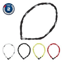 画像をギャラリービューアに読み込む, ABUS 1200/110 チェーンロック 1100mm アブス 自転車 鍵 ダイヤル式 盗難防止 駐輪