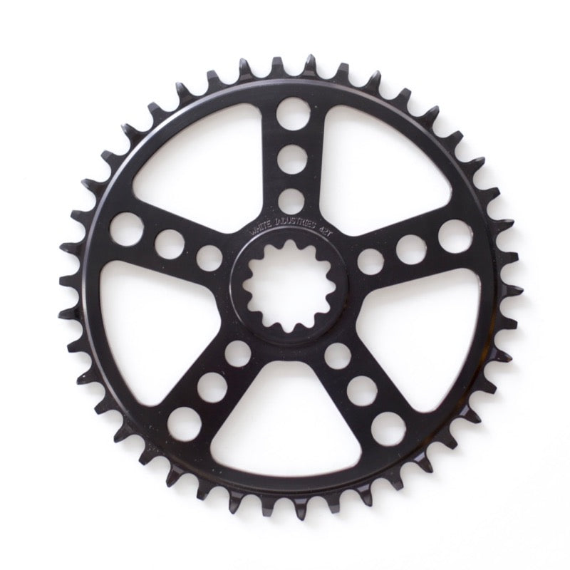 White Industries Square Taper Drivetrain ENO TSR (44,46,48T) Black