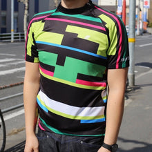 Load image into Gallery viewer, 【50%off】narifuri サイクルジャージスプリット MIX2イエロー系 Sサイズのみ NF7004