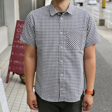 画像をギャラリービューアに読み込む, 【50%off】narifuri メッシュインナーギンガム半袖シャツ NF4018 ナリフリ カジュアルサイクリスト 街乗り コミューター クロスバイク コーヒーライド