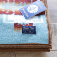 Load image into Gallery viewer, チーフジョセフクリフブランケット アクア PENDLETON ペンドルトン ZD632 51128