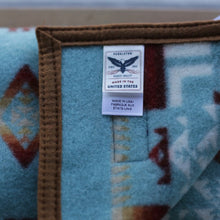 Load image into Gallery viewer, チーフジョセフクリフブランケット アクア PENDLETON ペンドルトン ZD632 51128