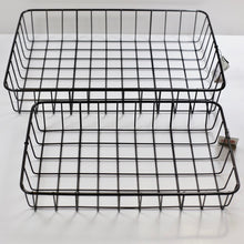 画像をギャラリービューアに読み込む, WALD 137 half basket (black) ウォルド