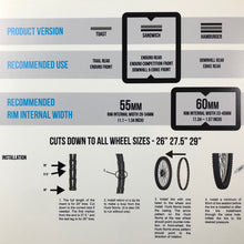 画像をギャラリービューアに読み込む, Huck Norris MEGANORRIS ハックノリス メガノリス SANDWICH 60mm TUBELESS TIRE INSERT