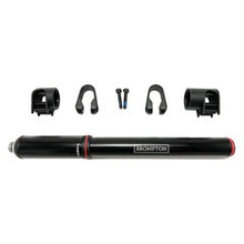 画像をギャラリービューアに読み込む, Brompton Pump with Mounting Brackets ブロンプトン 空気入れ ポンプ レザイン アルミ製 軽量 携帯ポンプ ハンドポンプ