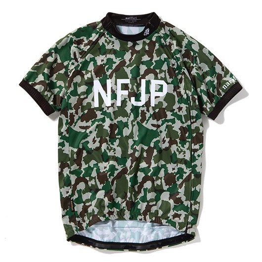 50%off】narifuri サイクルジャージ スプリット JP camo NF7008