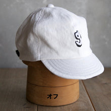 Load image into Gallery viewer, grumpyオリジナル リネンサイクルキャップ