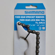 Load image into Gallery viewer, shimano TL-SR22 FIXED GEAR LOCK RING TOOL 1/2” X 1/8” 1/2” X 3/32” シマノ 工具
