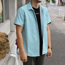 画像をギャラリービューアに読み込む, 【50%off】narifuri メッシュインナーギンガム半袖シャツ NF4018 ナリフリ カジュアルサイクリスト 街乗り コミューター クロスバイク コーヒーライド