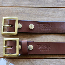 Load image into Gallery viewer, TANNER GOODS レザーベルト ベジタブルタンレザー スタンダードベルト  タナーグッズ