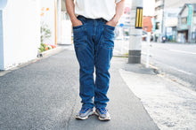 Load image into Gallery viewer, GOHEMP VENDOR TAPERED SLIM PANTS USED WASH GHP1101DYU ゴーヘンプ・ベンダー・テーパード・スリム・パンツ・ユーズドウォッシュ