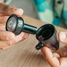 画像をギャラリービューアに読み込む, KiLEY USB充電式砲弾ライト LM-018 フロント ブラック キーレイ