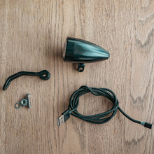 画像をギャラリービューアに読み込む, KiLEY USB充電式砲弾ライト LM-018 フロント ブラック キーレイ