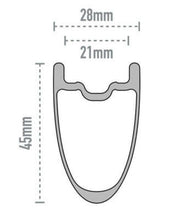 画像をギャラリービューアに読み込む, 【訳あり】EVNE 45 THE FOUNDATION ROAD COLLECTION Wheel set エンヴィ