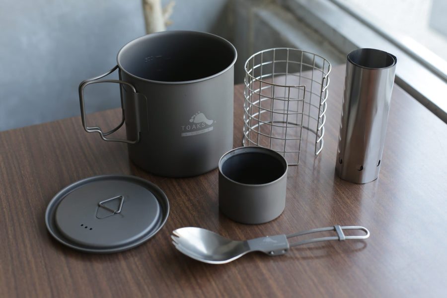 【再入荷】コーヒーライドにオススメなクッカーセット"TOAKS CS-02 ソロセット"