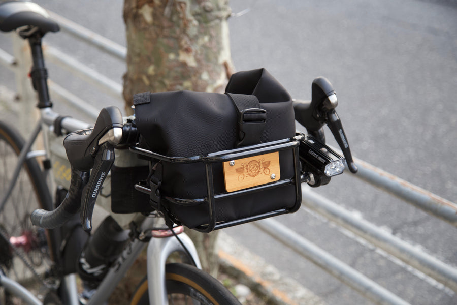 ドロップハンドルにフィットする前カゴは、PDWテクアウトバスケットがおすすめです。