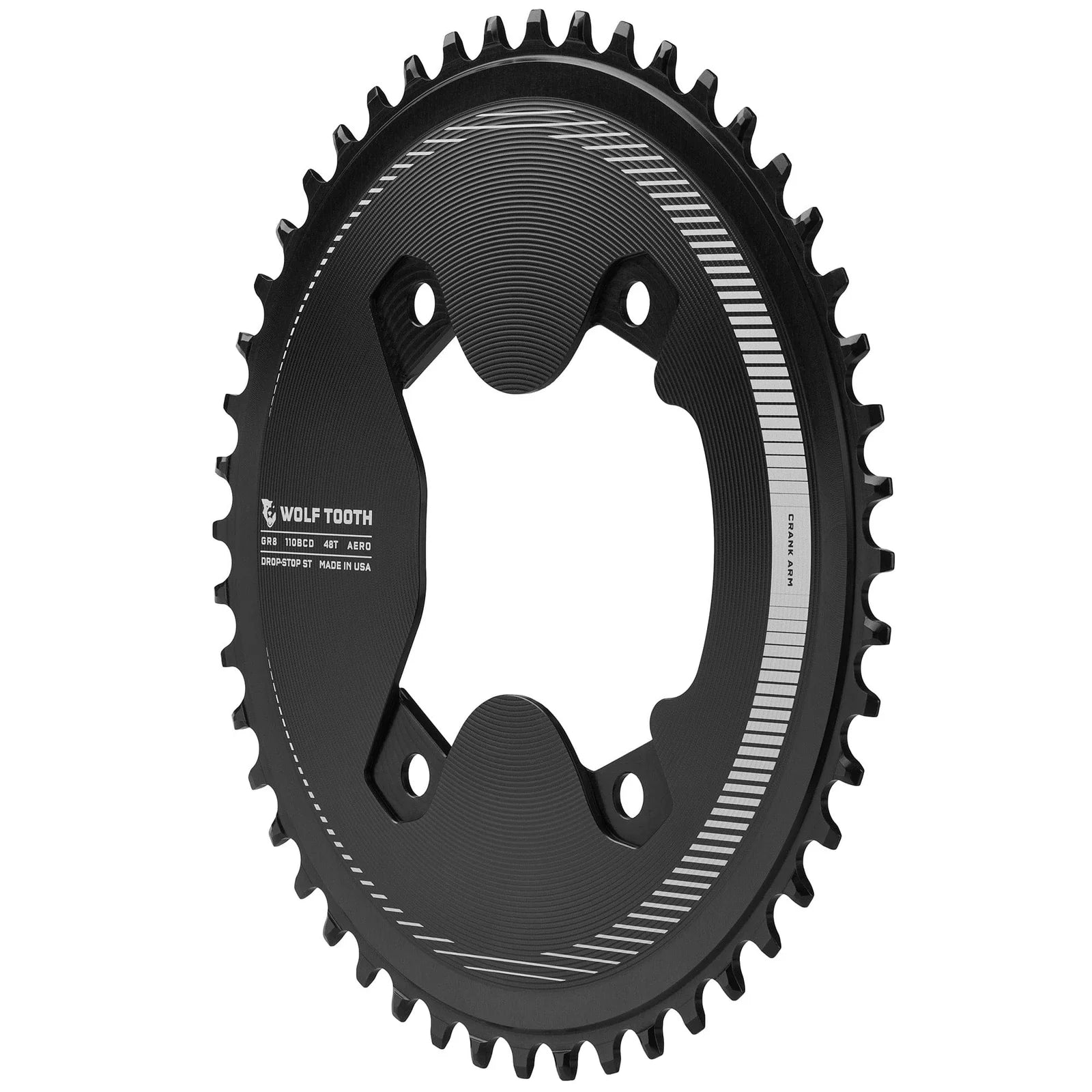 Wolf Tooth チェーンリング Aero 110 BCD Asymmetric 4-Bolt Chainrings for Shima –  Grumpy Bike Shop