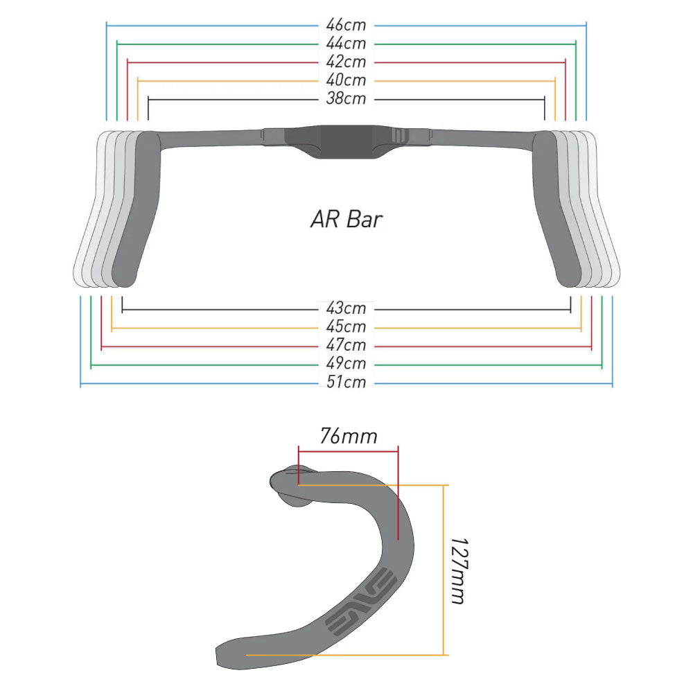 ENVE BAR SES AR ROAD DROP エンヴィ ドロップハンドル – Grumpy