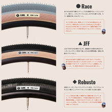 画像をギャラリービューアに読み込む, ULTRADYNAMICO cava race tire (700c×33.??) [gray / amber] ウルトラダイナミコ タイヤ
