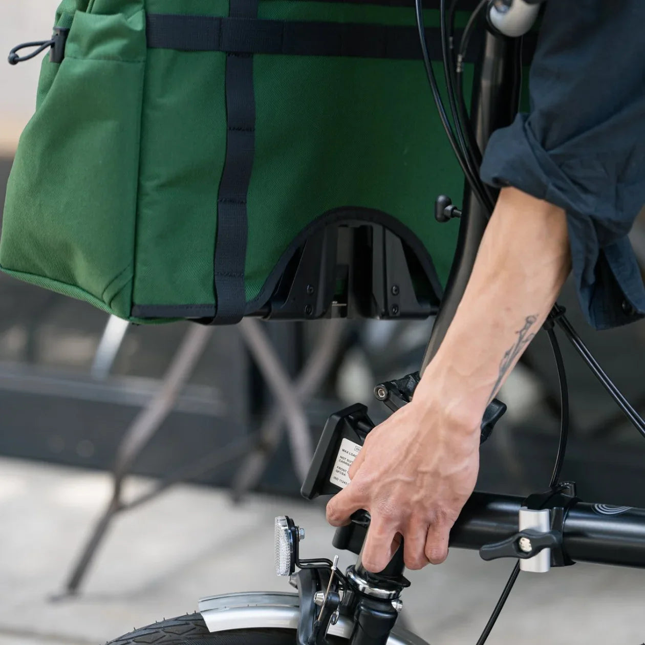 FAIRWEATHER brompton bag (waxed canvas) (フレームあり) フェア FAIRWEATHER brompton bag (waxed canvas) (フレームあり) フェア