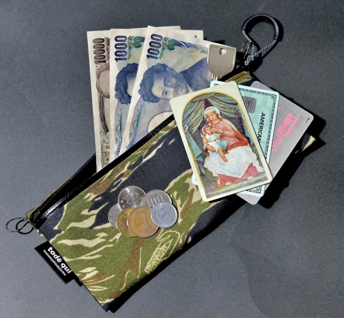 tade qui / riders wallet / Gridstop with Dyneema 210D