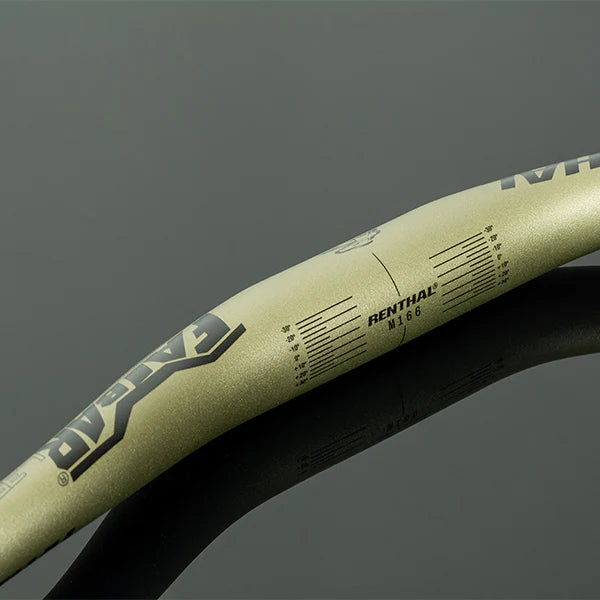 RENTHAL FATBAR 35 ゴールド 40mmライズ　ODIグリップ付き RENTHAL レンサル MTB用ハンドルバー FAT BAR 35 ALLOY GOLD ファット