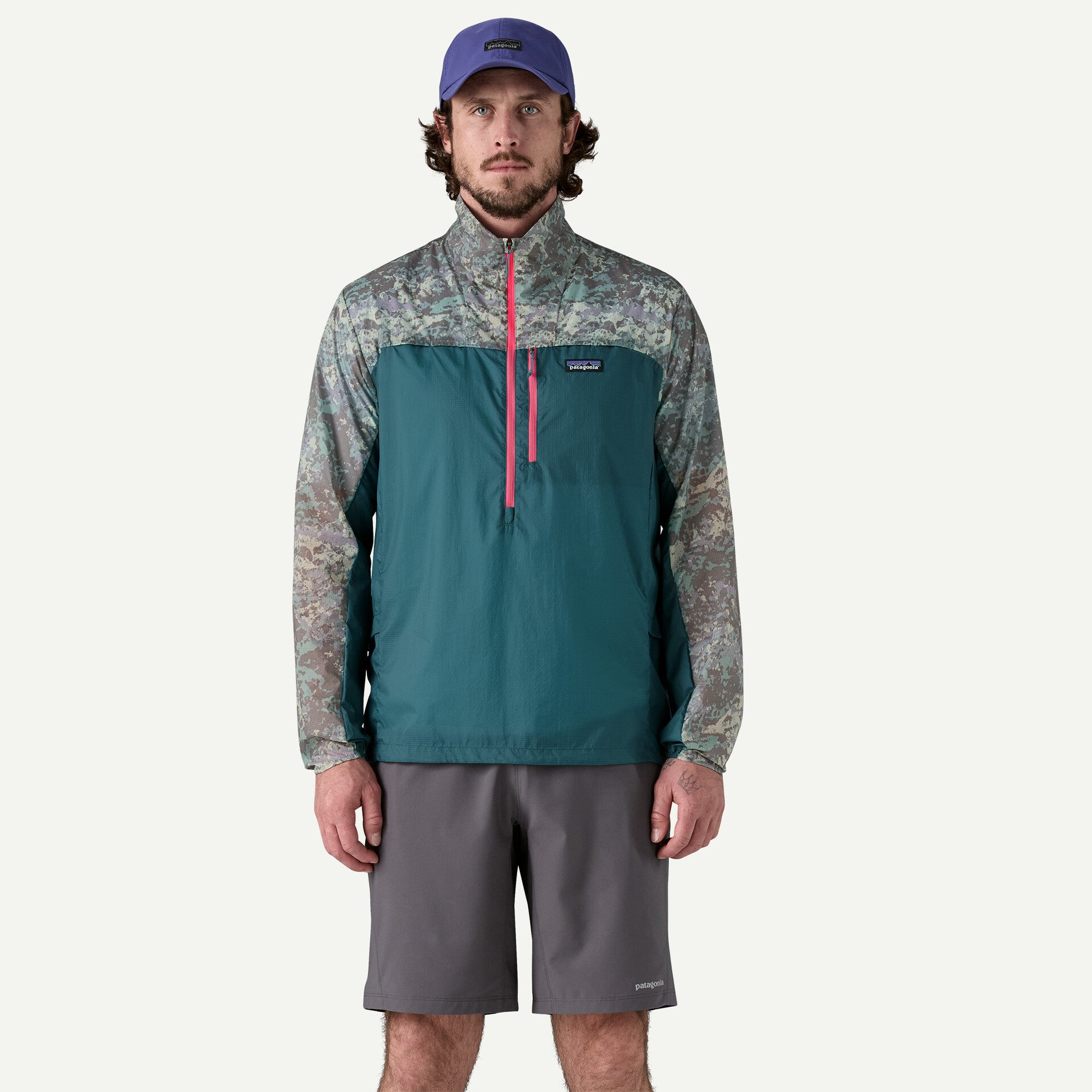 Patagonia メンズ・フーディニ・スタッシュ・1/2ジップ・プル