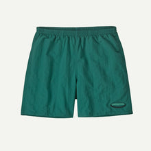 Load image into Gallery viewer, Patagonia M's Baggies Shorts 5in '95 Oval Logo: Gem Green｜パタゴニア メンズ バギーズ ショーツ 5インチ '95オーバルロゴ ジェムグリーン
