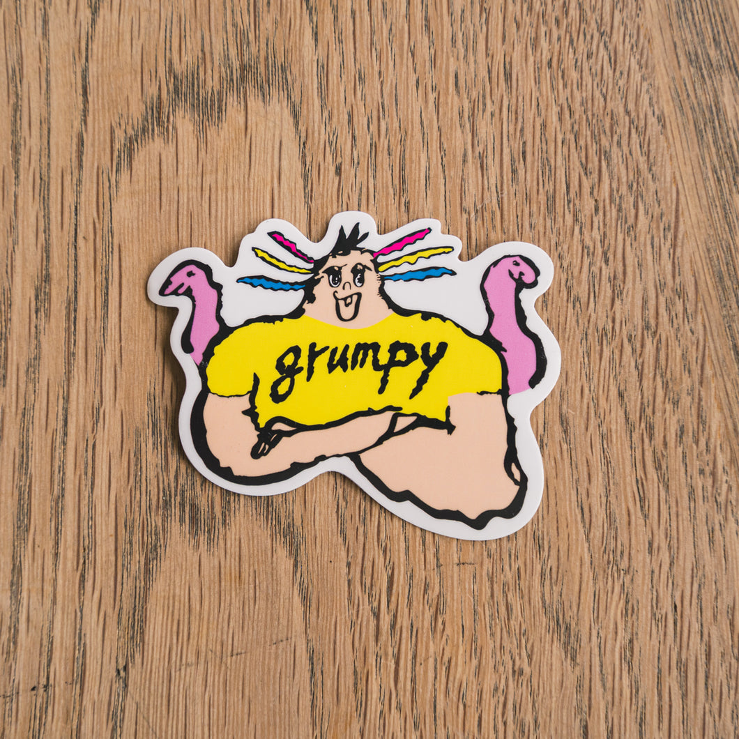 [ネコポス対応] grumpy オリジナルステッカー・Wooper Boy