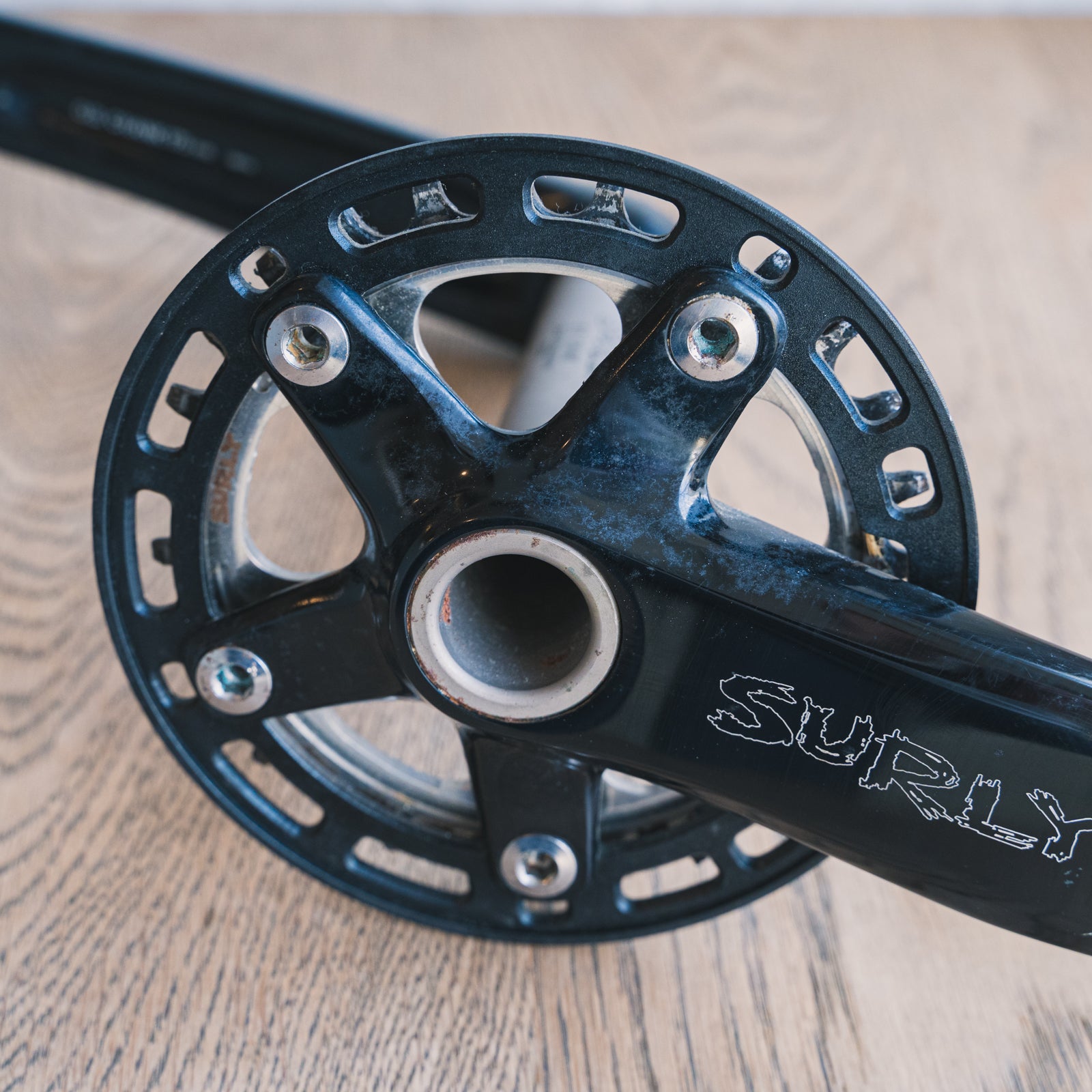 中古】SURLY O.D. CRANKSET (シェル幅：100mm) ファットバイク用