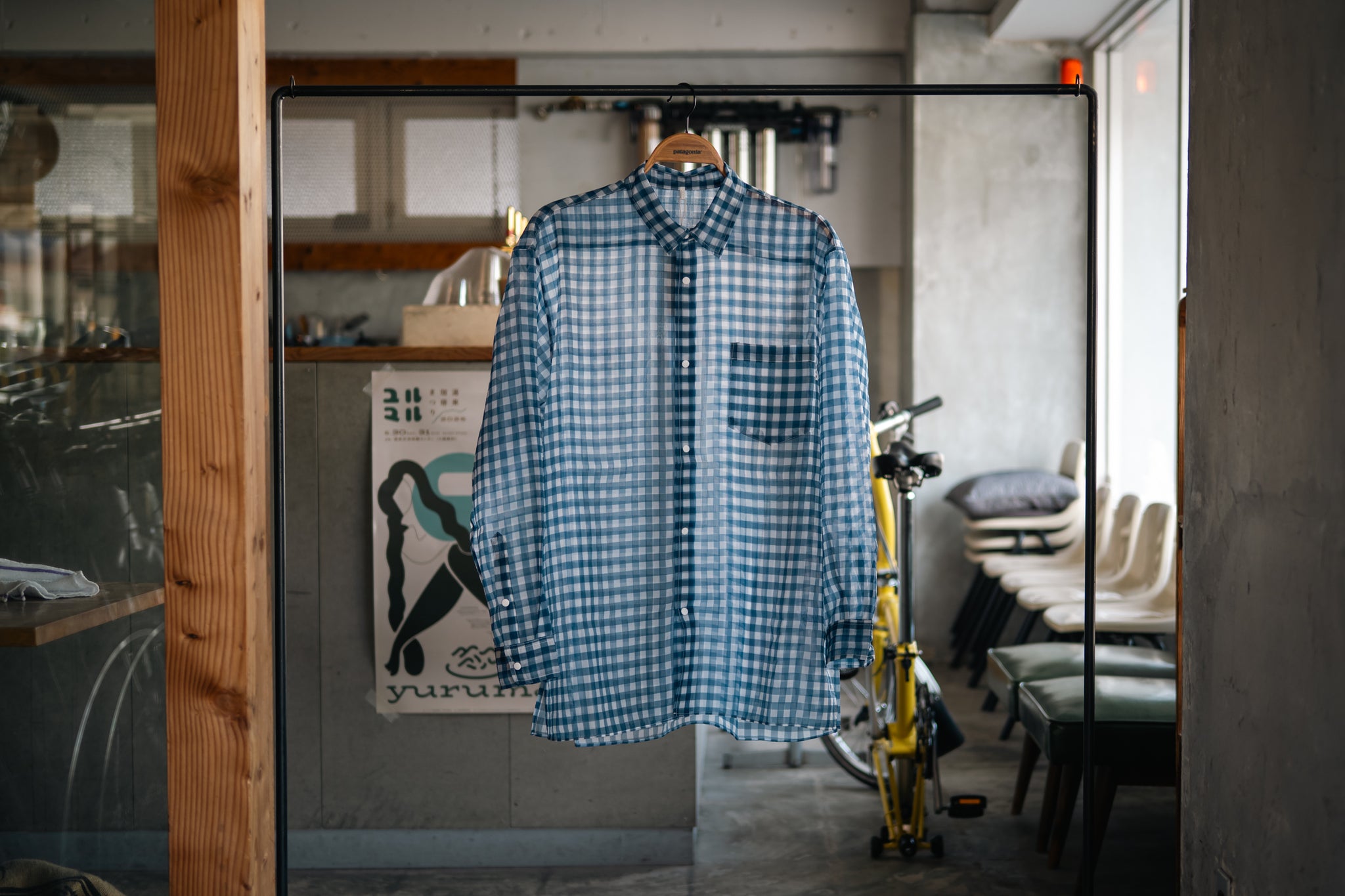 迷迭香(マンネンロウ) MESH OVER SHIRT メッシュオーバーシャツ
