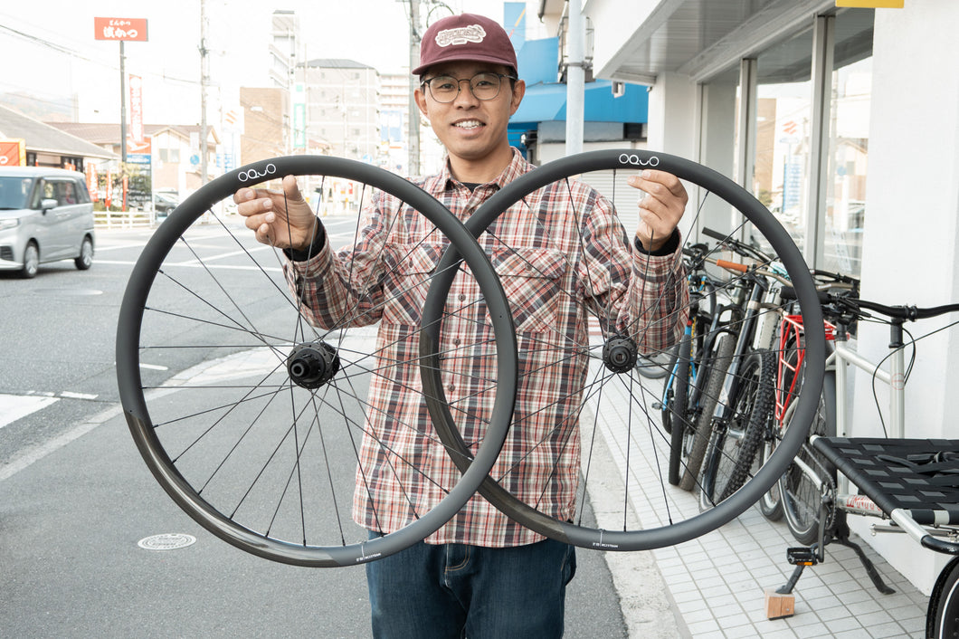 OQUO RC25TEAM シマノ HG 前後セット グラベルに最適 カーボンホイールセット 特価価格