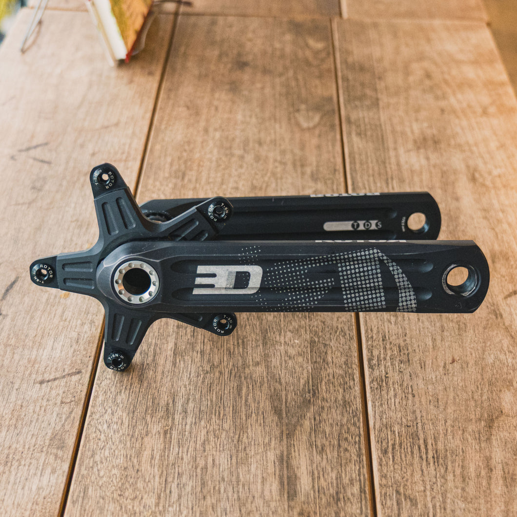 【中古】ROTOR 3D クランクセット アーム長：172.5mm ローター