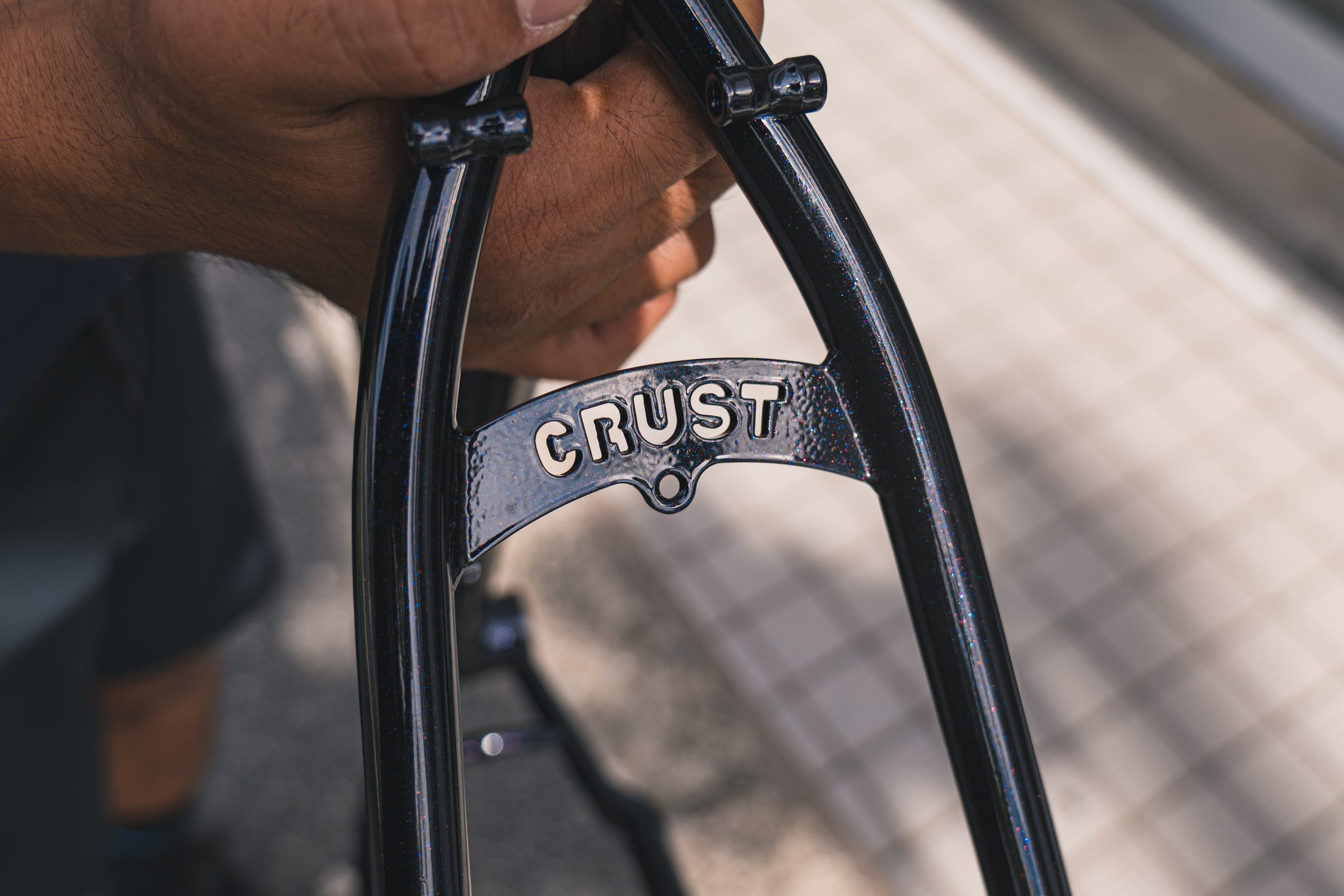 CRUST BIKES evasion XM フレームセット全て新品 CRUST BIKES* evasion frame (matte clear/non-boost) - BLUE