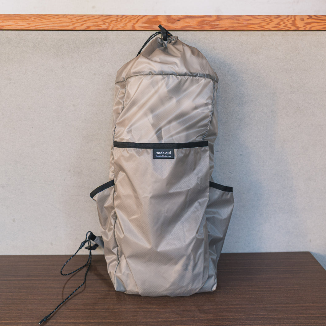 bring back pack / CORDURA®︎ RIPSTOP 30D nylon / grey
