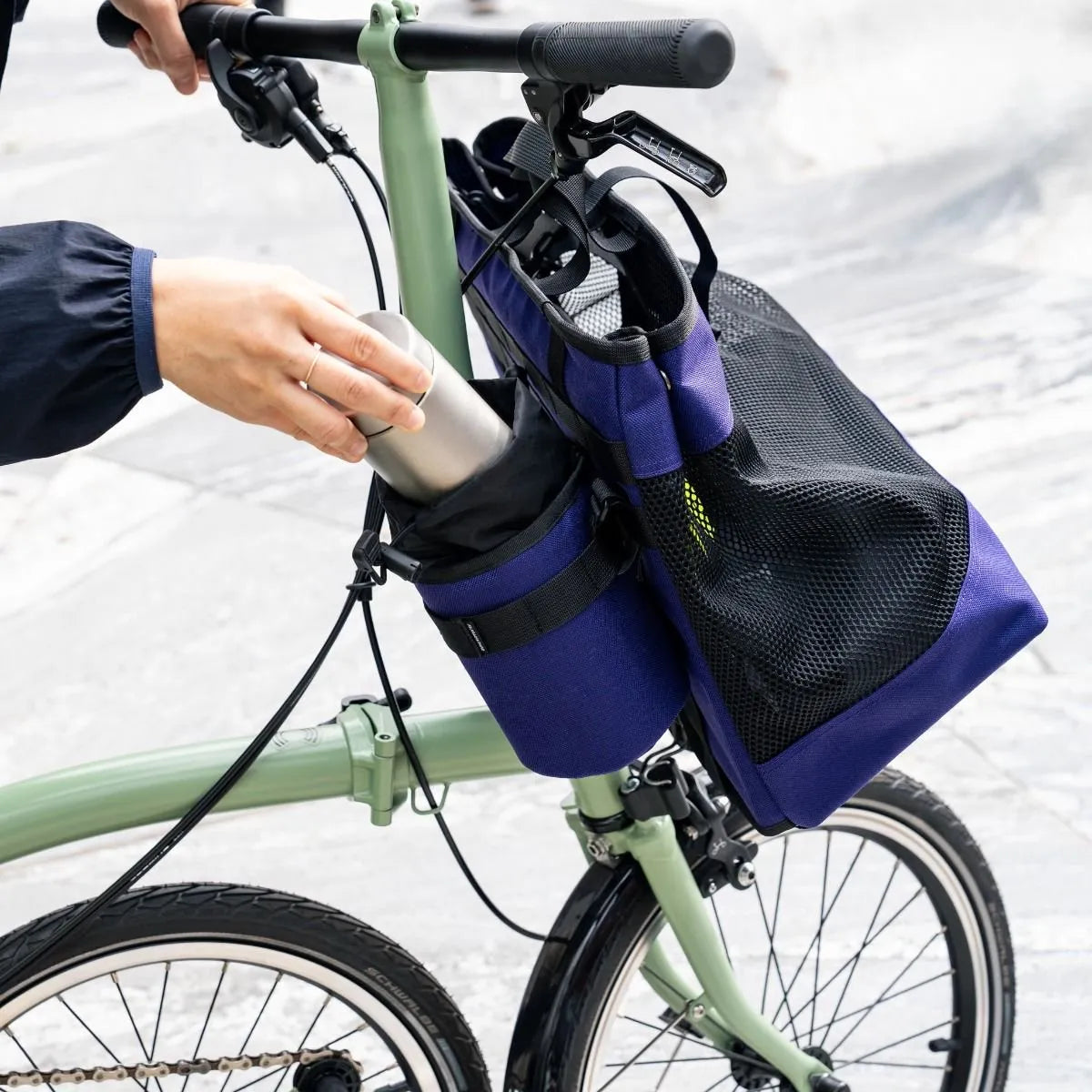 BLUE LUG brompton basket bag (フレームあり) ブロンプトン フロント BLUE LUG brompton basket bag (フレームあり) ブロンプトン フロント