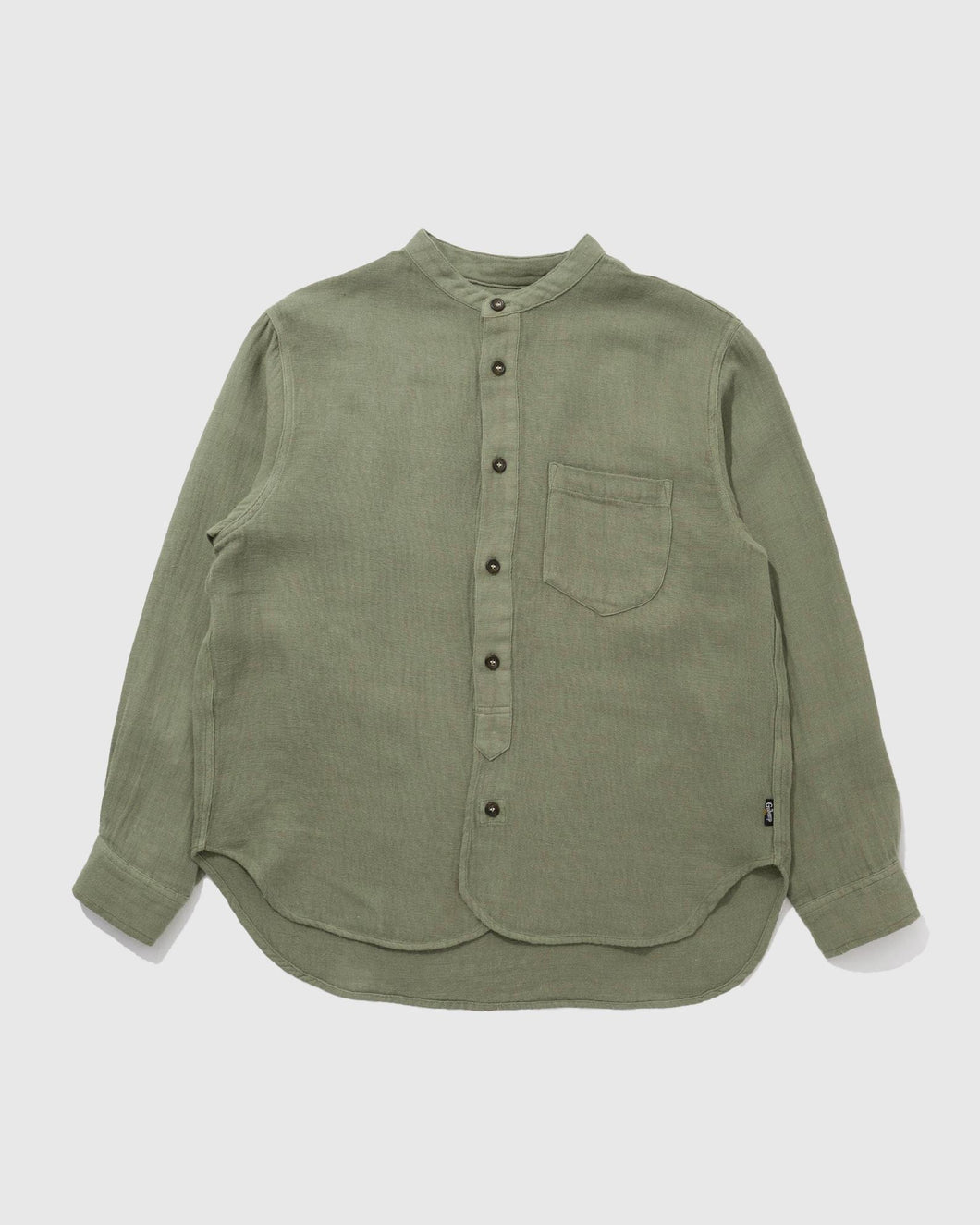 GOHEMP NO COLLAR BASIC SHIRTS ゴーヘンプ・シャツ GHS3123SWH