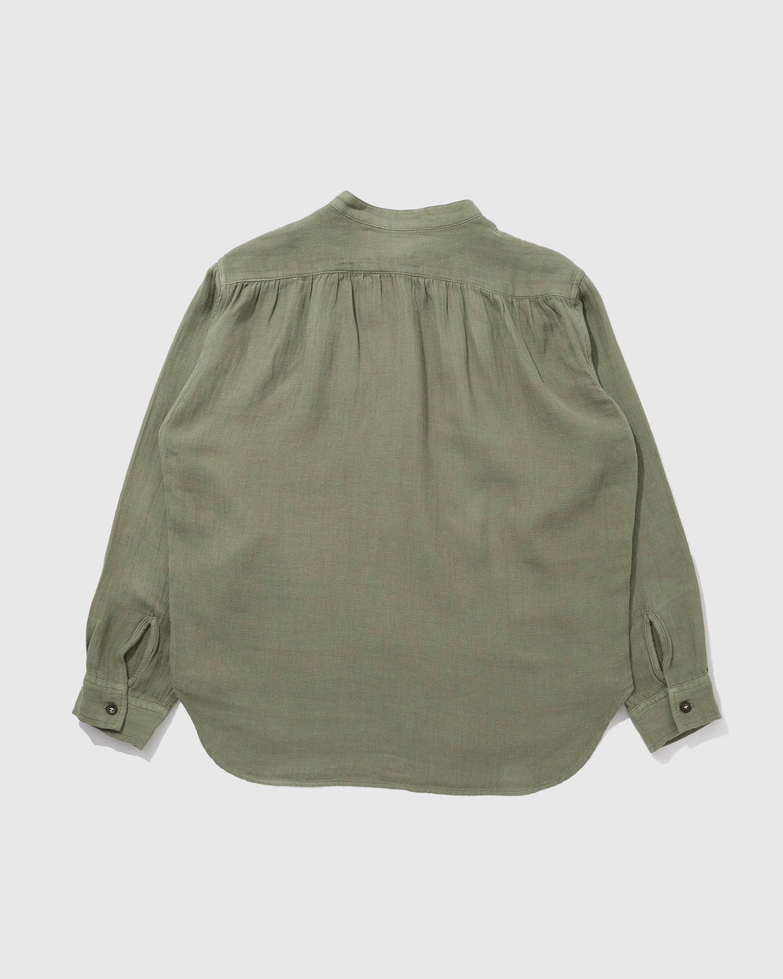 GOHEMP NO COLLAR BASIC SHIRTS ゴーヘンプ・シャツ GHS3123SWH