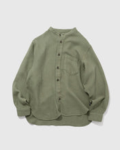 画像をギャラリービューアに読み込む, GOHEMP NO COLLAR BASIC SHIRTS ゴーヘンプ・シャツ GHS3123SWH
