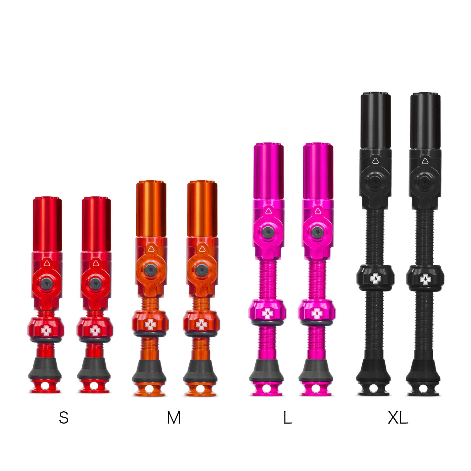 MUC-OFF マックオフ　チューブレスバルブビッグボアハイブリッドXL Muc-off BIGBORE HYBRID TUBELESS VALVES Small チューブレ